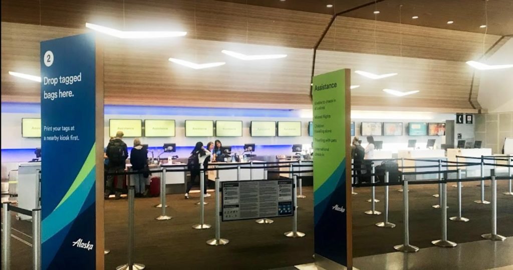 Alaska Airlines at the San Francisco International Airport SFO
